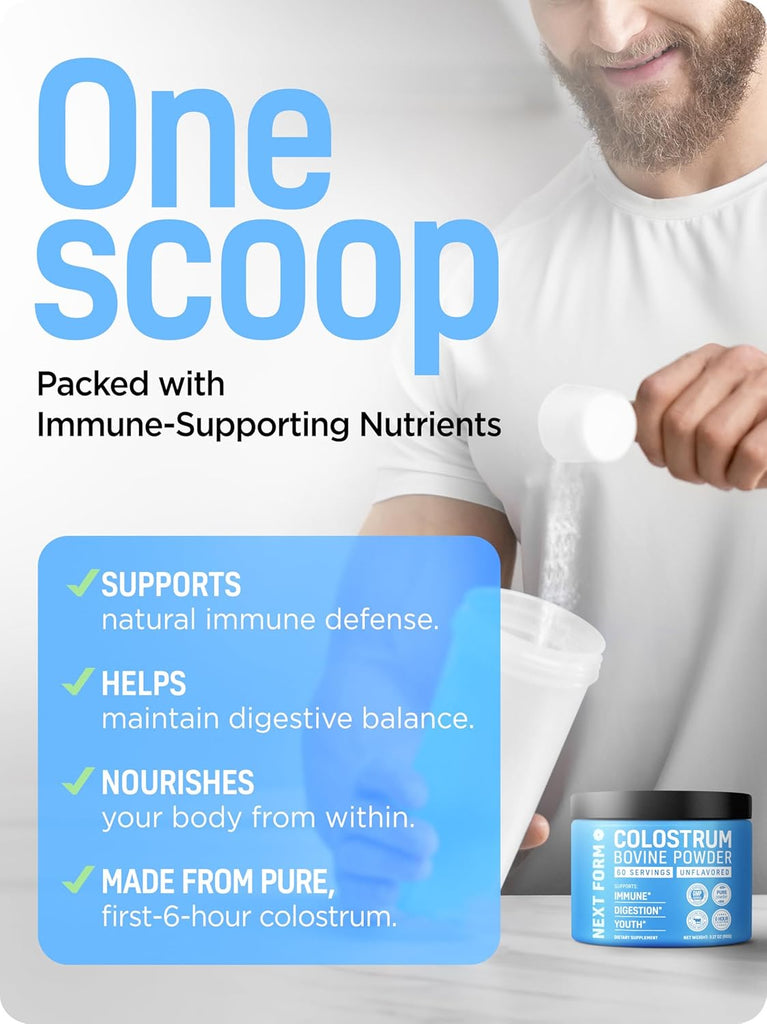 Next Form™ First-Milking Colostrum | Gut, Immune & Hormonal Balance for Women 35+